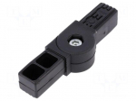 Mounting coupler | for profiles | Mat: polyamide | -30&divide;100&deg;C | I: 22mm