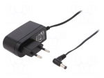 Power supply: switched-mode | volatage source | 6VDC | 1A | 6W | 79%