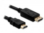 Delock DP wtyczka -> HDMI wtyczka bl 3m