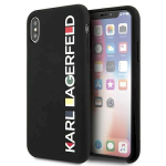Karl Lagerfeld KLHCPXBHWHBK Hardcase Glossy Bauhaus for iPhone X/XS / black