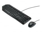 Logitech Keyboard and Mouse Desktop MK120 - US Layout - Black