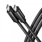 Axagon BUCM32-CM10AB datu pārraides un uzlādes vads | USB-C uz USB-C
