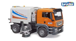 BRUDER MAN TGS truck street cleaning - 03780