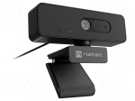 Webcam | black | USB A | Full HD 1080p,PnP | 1.5m | clip | 75&deg;