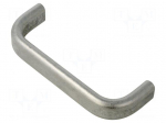 Holder | aluminium | natural | H: 45mm | L: 130mm | W: 20mm | GN 668 | handle