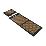 Mata zdrowotna ECO z kolcami do akupresury z poduszką, 110x42cm, XL, złote kolce,  Rebel Active