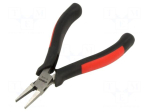 Pliers: flat | precision | for electronics | 130mm