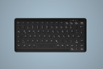 Contour ACTIVE KEY h&uuml;gieeniline mini s&uuml;learvuti stiilis klaviatuur kaitsega