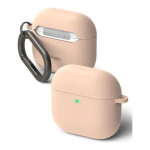 Ringke AirPods 4 &uuml;mbris silikoonist Pink Sand