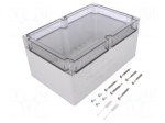 Enclosure: multipurpose | X: 162mm | Y: 252mm | Z: 120mm | TG ABS | ABS