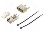Connector: HDC | contact insert | female | MIXO DATA | 1A | 50V | UL94V-0