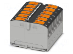 Splice terminal: rail | 24A | 450V | push-in | PA | L: 21.7mm | 0.14&divide;4mm2