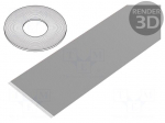 Wire: ribbon | 1.27mm | stranded | Cu | 64x26AWG | unshielded | PVC | grey