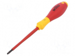Screwdriver | insulated | square | #1 | Blade length: 100mm | 1kVAC