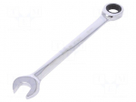 Key | combination spanner,with ratchet | 22mm