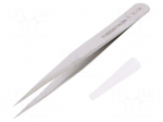 Tweezers | 110mm | for precision works | Blades: straight