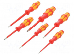 Kit: screwdrivers | Pcs: 6 | The set contains: screwdrivers hanger