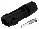 Connector: solar | male | 4&divide;6mm2 | with contacts | crimped | SolarSpec