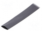 Heat shrink sleeve | thin walled | 3: 1 | 24mm | L: 30m | black