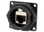 Coupler | RJ45 | DC | PIN: 8 | Cat: 6 | shielded | Layout: 8p8c | IP67,IP68