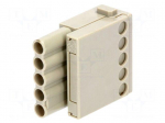 Connector: HDC | module | female | Han Modular | PIN: 5 | screw terminal