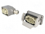 Connector: HAN | male + female | plug + socket | Han Kit | PIN: 6 | 6+PE