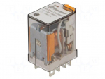 Relay: electromagnetic | DPDT | Ucoil: 110VAC | 12A/250VAC | 12A/30VDC