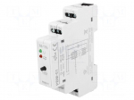 Relay: installation | bistable | NO | Ucoil: 230VAC | 90x17.5x66mm