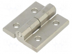 Hinge | Width: 40mm | stainless steel | H: 45mm | without regulation