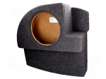 Car loudspeaker enclosure | MDF | gray melange | textil | 30l | 300mm