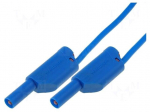 Test lead | 32A | 4mm banana plug-4mm banana plug | Len: 1.5m | blue