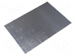 Damping mat | Mat: aluminium foil,butyl rubber | 750x500x1.8mm