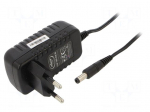 Power supply: switching | mains,plug-in | 5VDC | 2A | 10W | Out: 5,5/2,5