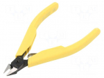 Pliers | side,cutting | ESD | blackened tool | 110mm | with side face