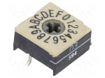 Encoding switch | HEX/BCD | Pos: 16 | SMD | Rcont max: 100m&Omega; | P60
