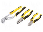 Tools set: pliers | cardboard packaging | CONTROL-GRIP&trade; | 3pcs.
