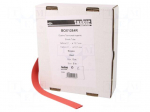 Heat shrink sleeve | glueless | 2: 1 | 12.7mm | L: 5m | red | polyolefine