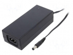 Power supply: switching | 12VDC | 5A | Out: 5,5/2,5 | 60W | 90&divide;264VAC