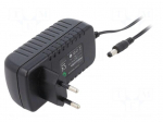 Power supply: switching | mains,plug-in | 24VDC | 1A | 24W | 82.11%