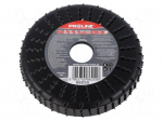 Grinding wheel | 120mm | flat,with rasp