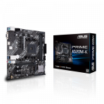 Asus | PRIME A520M-K | Processor family AMD | Processor socket AM4 | DDR4 | Memory slots 2 | Supported hard disk drive interfaces M.2