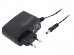 Power supply: switching | mains,plug-in | 12VDC | 1.25A | 15W | 84.28%