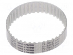 Timing belt | T5 | W: 16mm | H: 2.2mm | Lw: 200mm | Tooth height: 1.2mm