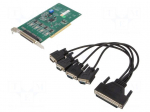 Communication card | PCI,PCI Express,RS232 x4 | D-Sub 37pin