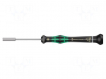 Screwdriver: precision | 6-angles socket | Blade length: 60mm