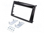 Radio frame | Fiat | 2 DIN | black gloss