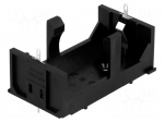 Holder | D,R20 | Batt.no: 1 | soldering lugs | black | UL94V-0 | -30&divide;70&deg;C