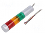 Signalling column | red/amber/green | LED | 24VDC | IP65 | LR | ABS