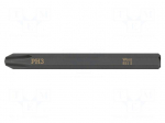 Screwdriver bit | Phillips | PH3 | 1/4" | Kind: impact