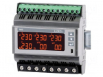 Meter: network parameters | for DIN rail mounting | LCD | N43 | 230V